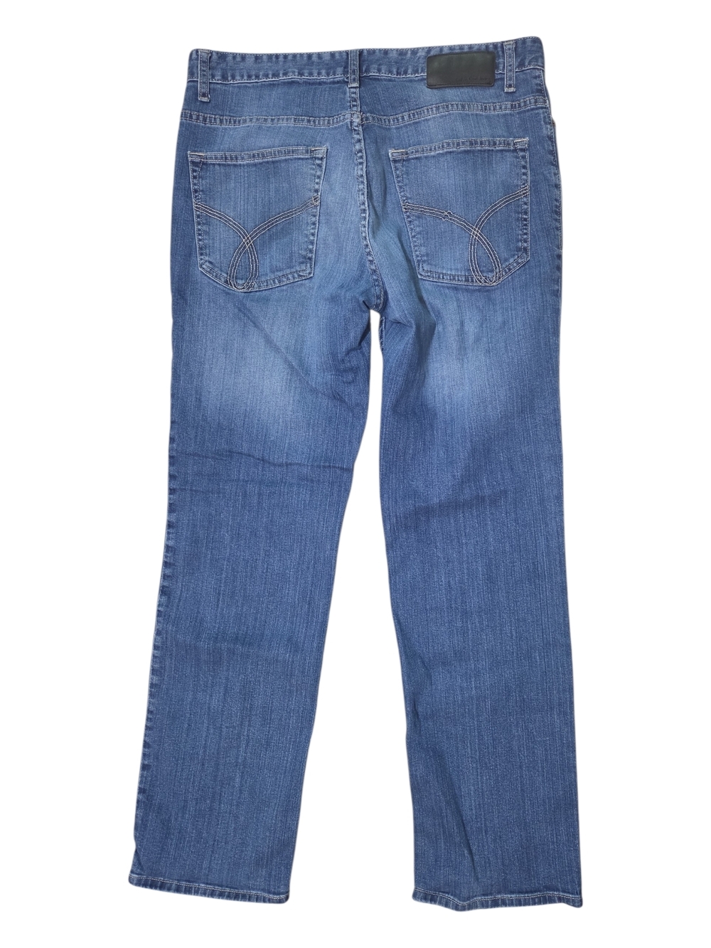 Calvin Klein Jeans Straight-Leg Denim in Medium Blue - Picture 10 of 14
